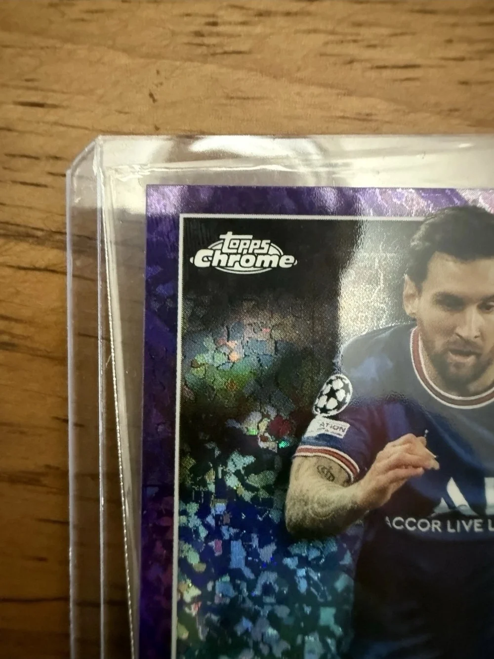 137/250 Topps Chrome Lionel Messi Purple Refractor